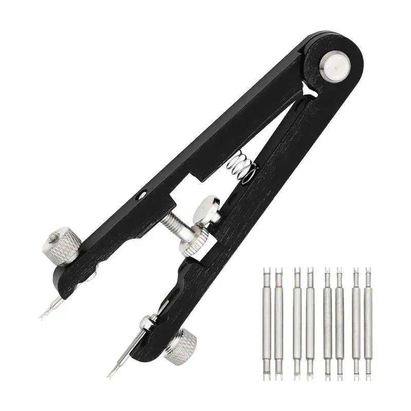 

Watch Spring Bar Pliers Tool Portable Repairing Supplies, Home Travel, Strap Removal Repair Fix Set Spring Bar Tweezer Pliers