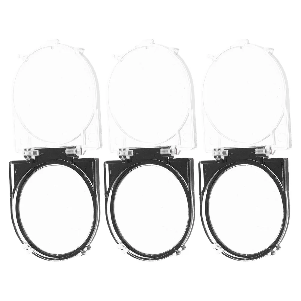 

3pcs Transparent Button Protector Cover For Computer Elevator Kitchen Appliance Power Switch Safety Guard Plastic Push Button