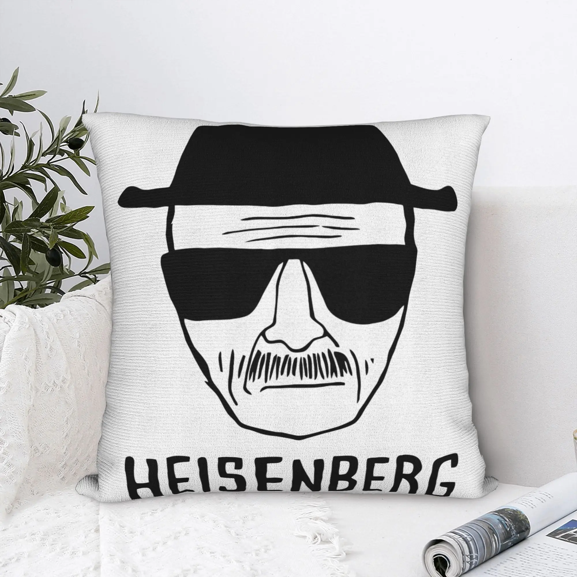 Breaking Bad Square Pillow Cases Heisenberg Walter White Cushion Covers Novelty Zipper Decor Pillowcase for Home 18