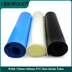 1/5m 18650 Battery Wrap Width130mm~600mm PVC Heat Shrink Tube Pack Insulated Film Wrap Lithium Case Cable Sleeve Shrink Wrap