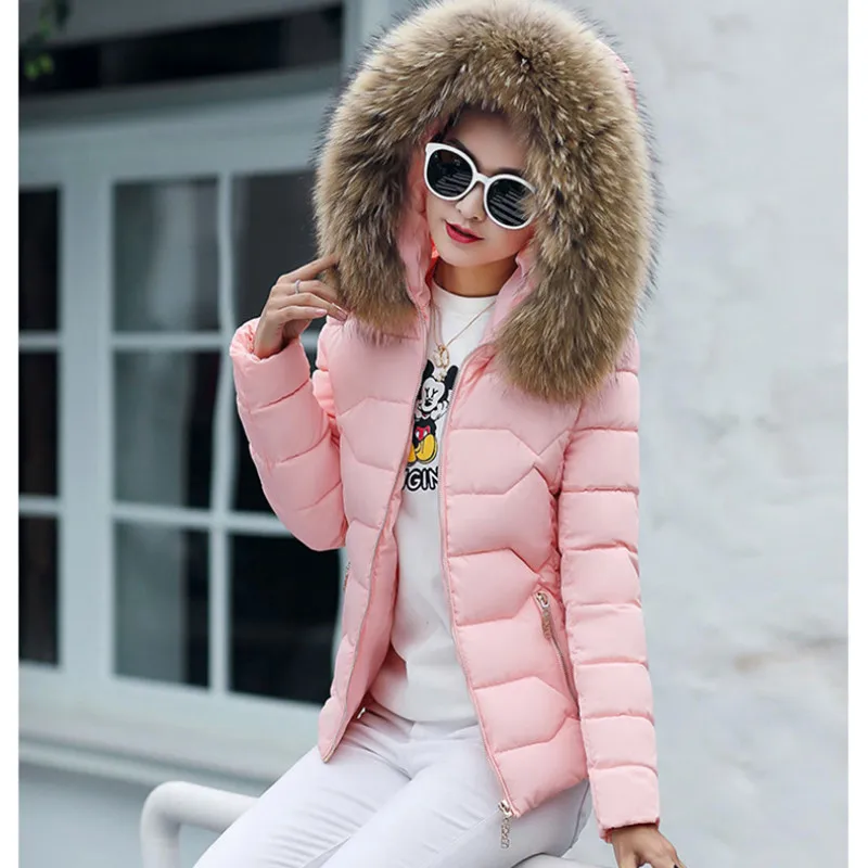 2022 New Winter Jacket Women Faux Fur Hooded Parka Coats Female Long Sleeve Thick Warm Snow Wear Jacket Coat Mujer Quilted Tops