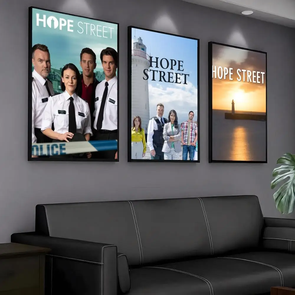 tv series H-Hope Street-T Painting Calligraphy Artwork for Home Bedroom Office Wall Decoration Gift