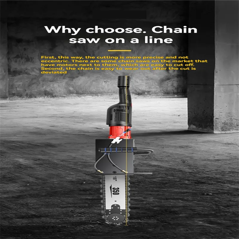 Wall cutting machine, concrete reinforcement cement cutting artifact, professional for wall opening and dismantling,