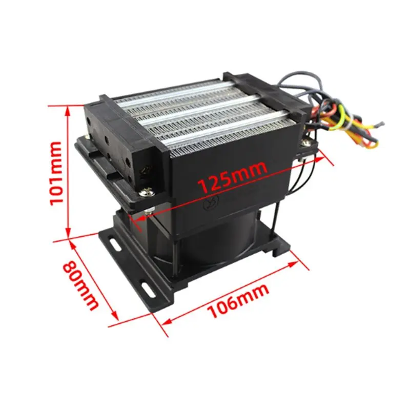 B58B-Heating Temperature Controlled 220V 500W PTC Fan Heater Controller Heater With Integrated Fan