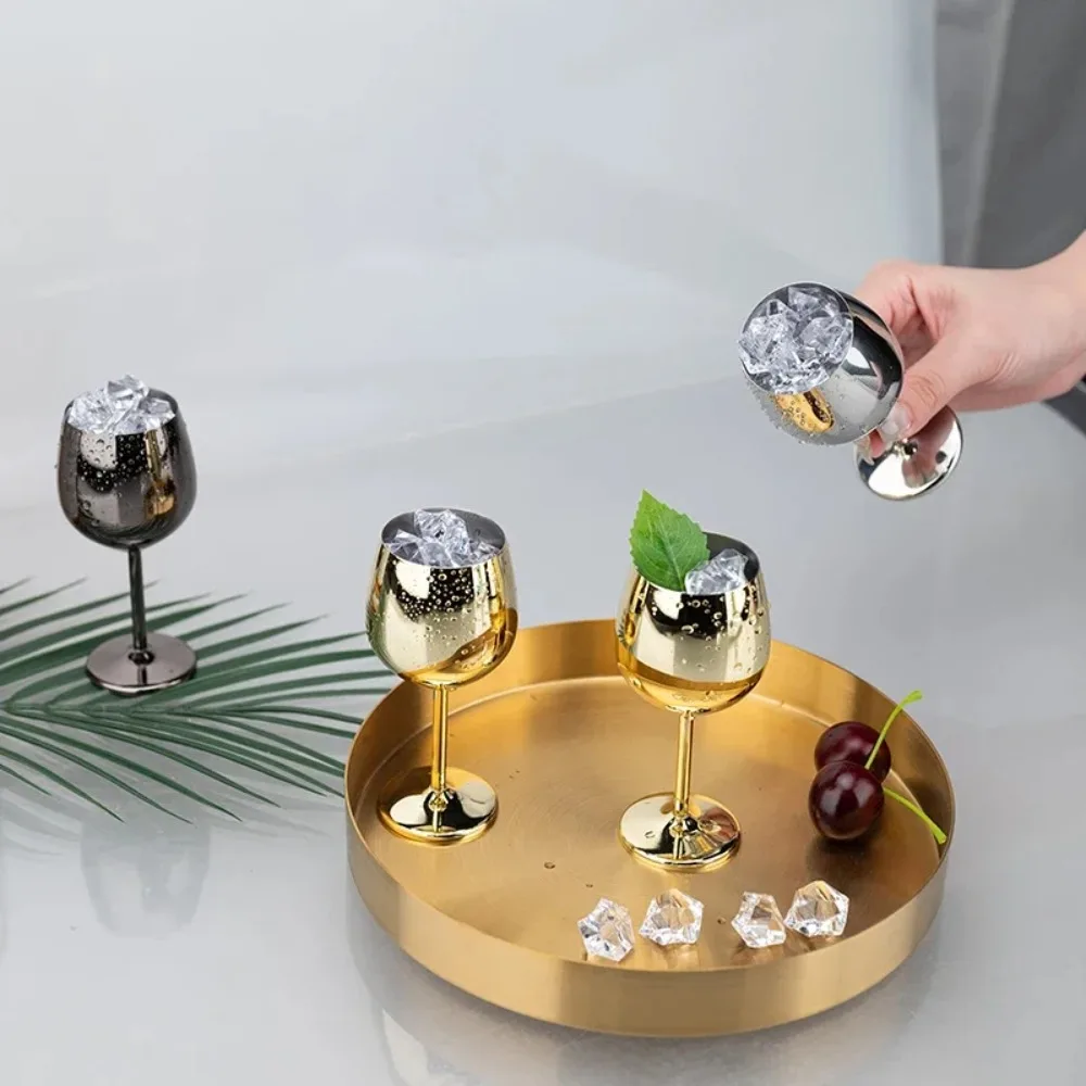 Portable 70 ML Mini Stainless Steel Wine Glass Rust-resistant Drop-resistant Cocktail Cup Corrosion-resistant Goblet Bar