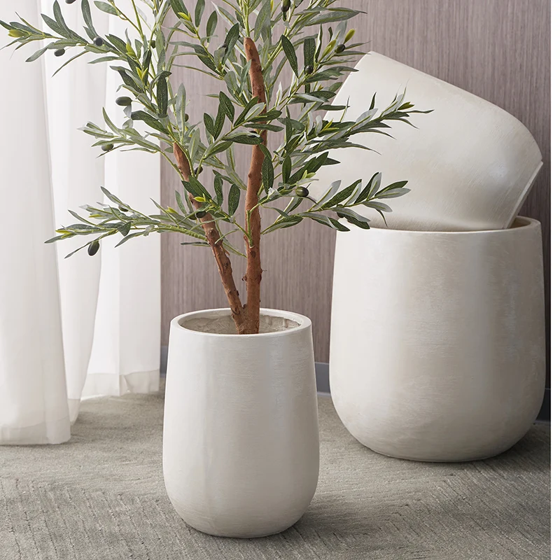 Vase Large Outdoor Indoor Planter Pots Containers With Drainage Holes and Rubber Plug for Home Garden Patio Flowerpot Plants image 4