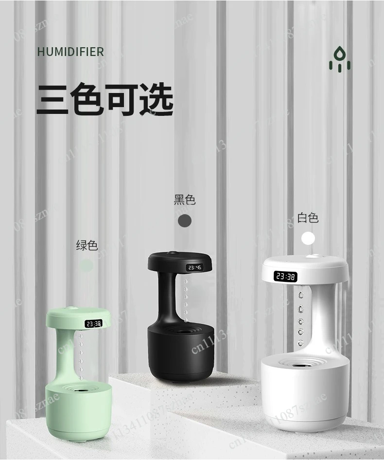 for Anti-gravity Humidifier, Water Droplet Reverse Flow Humidifier, Quiet Sound Fog Small Sprayer For Office, , Bedroom, Desktop