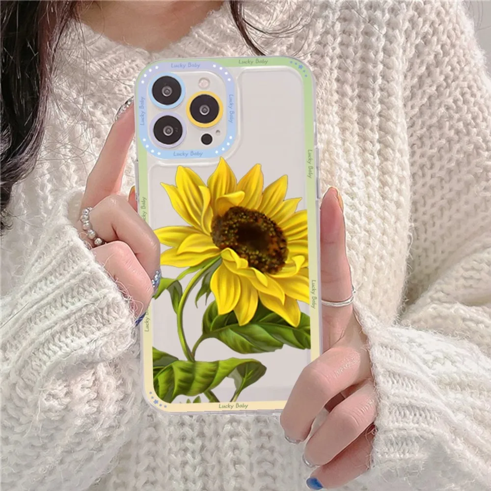 Sunflower Phone Case For Samsung A 10 20 30 70 13 21 32 72 22 51 52 53 71 73 32 4g 32 5g Fundas