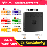 BMAX Mini PC B1PRO Windows 11 Pro 8GB RAM 128GB ROM N4000 Micro Desktop Computer Dual-Band WiFi mini pc