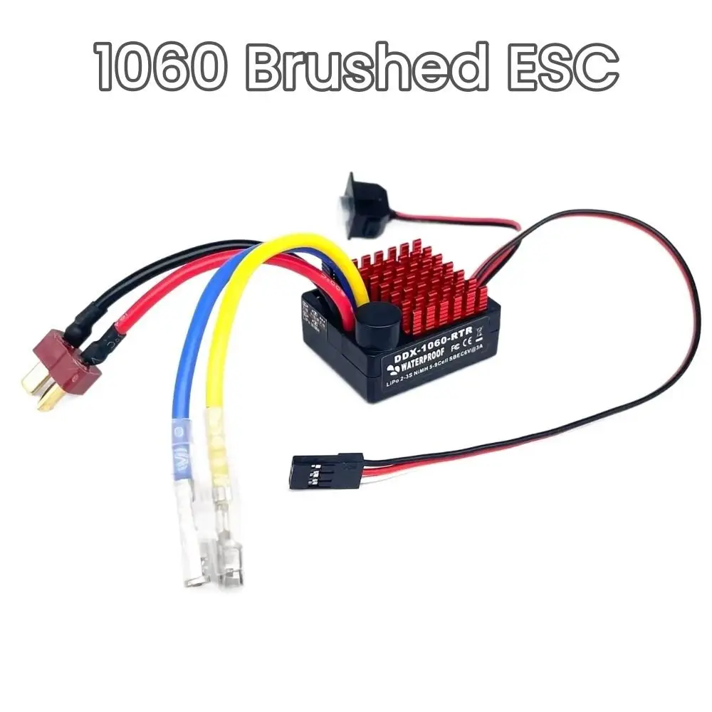 1060 RTR 60A ESC Electronic Speed Controller Waterproof BEC 6V 3A Replacement Parts for 1/10 Axial SCX10 TRX4 TRX6 D90 HPI