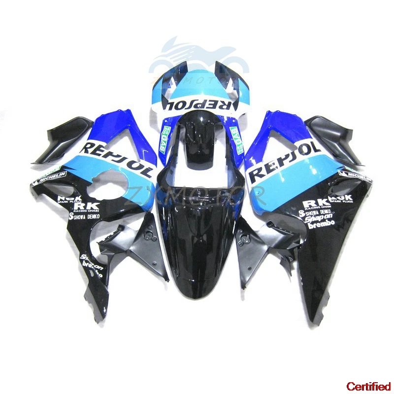 Top Selling Lake Blue Black Fairing Kits Suitable For 2002 2003 HONDA CBR954RR Beautiful fairings CBR954 02 03 k2 k3 22