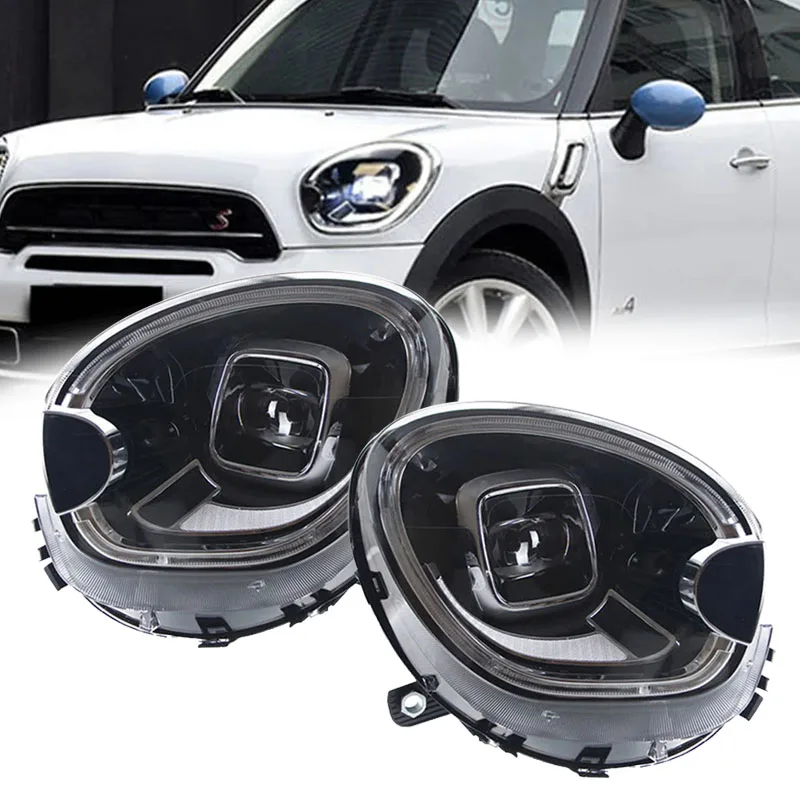 Car Accessories Front Light for MINI R60 LED Headlight 2010-2016 Countryman Head Lamp Projector Lens DRL LED High Low Beam
