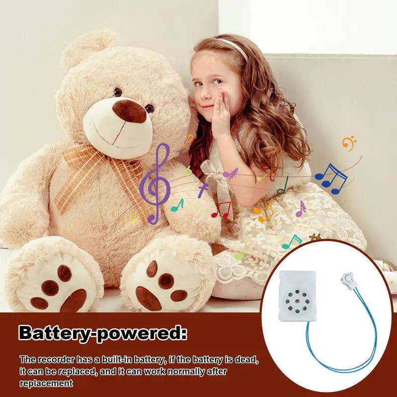 Stuffed Animal Voice Recorder Insert Sound Recorder Voice Recorder Battery Operated Voice Recorder For Stuffed Animal Halloween