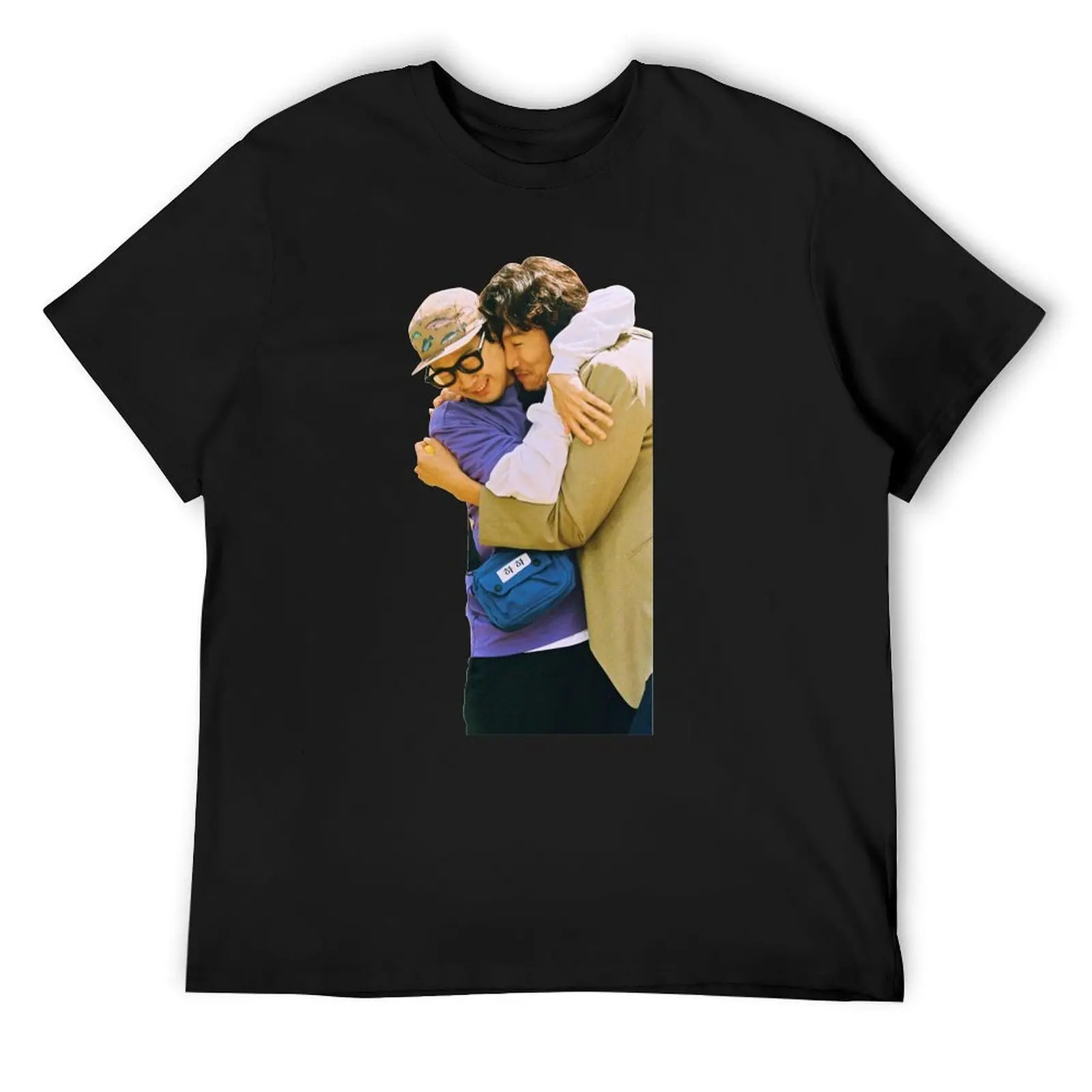 

Running man T-Shirt oversized graphic tee Short sleeve tee vintage anime shirt t shirts for men cotton