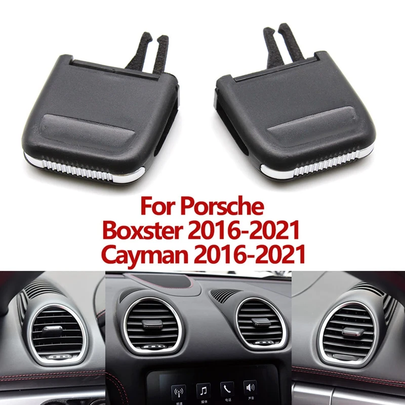 Car Air Vent Grille Clip Slider Repair Kit for -Porsche Boxster Cayman 2006-2012 Air Vent Outlet Tab Clips