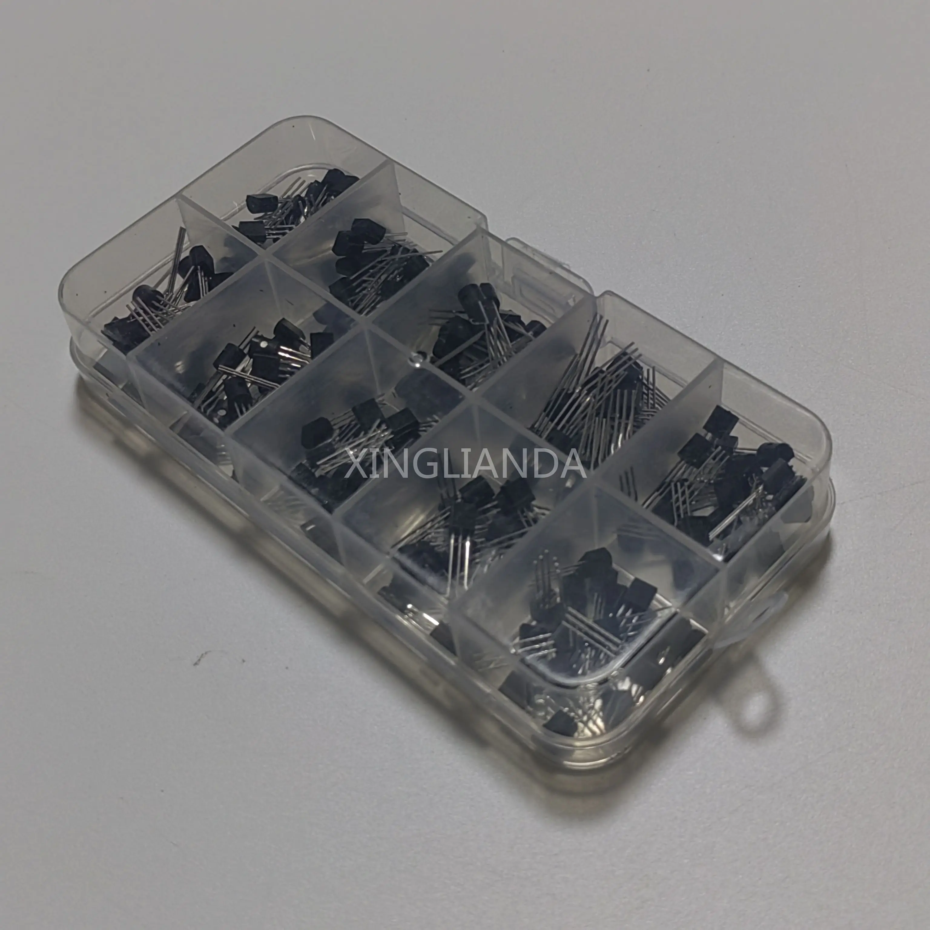 200 шт., 10 значений * 20 шт. комплект транзисторов BC327 BC337 2N2222 2N2907 2N3904 2N3906 S8050 S8550 A1015 C1815 PNP/NPN TO-92 комплект