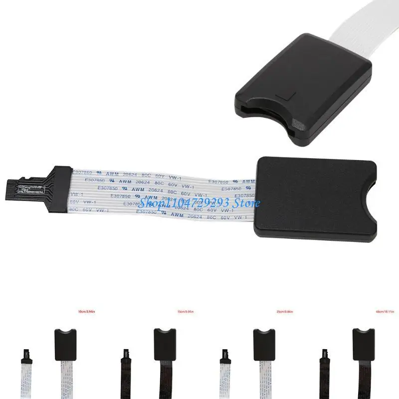 Y2GD 15CM TF Male To Female SDHC SDXC Card Reader Extension Cable For Phone GPS