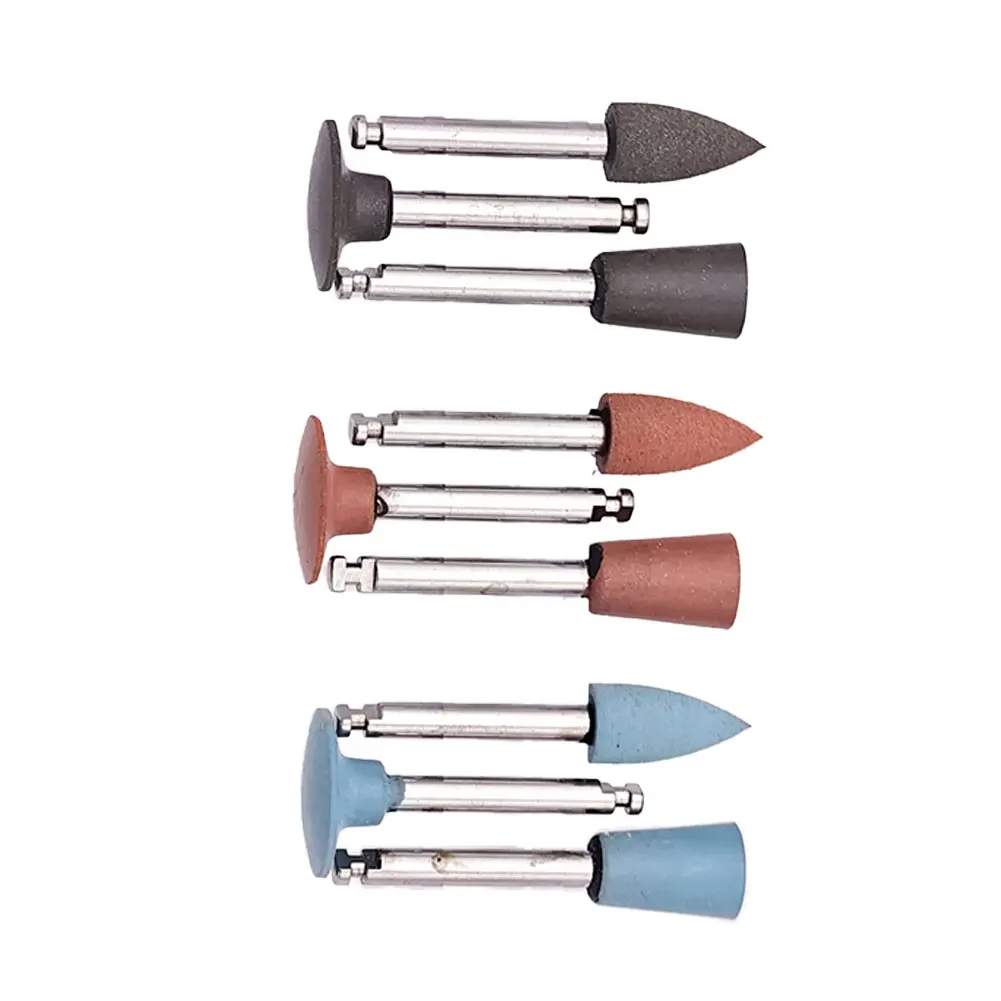 Resin polishing grinding head kit 9PCS for wood and metal sanding designed for use with contra angle For Low speed tool kits