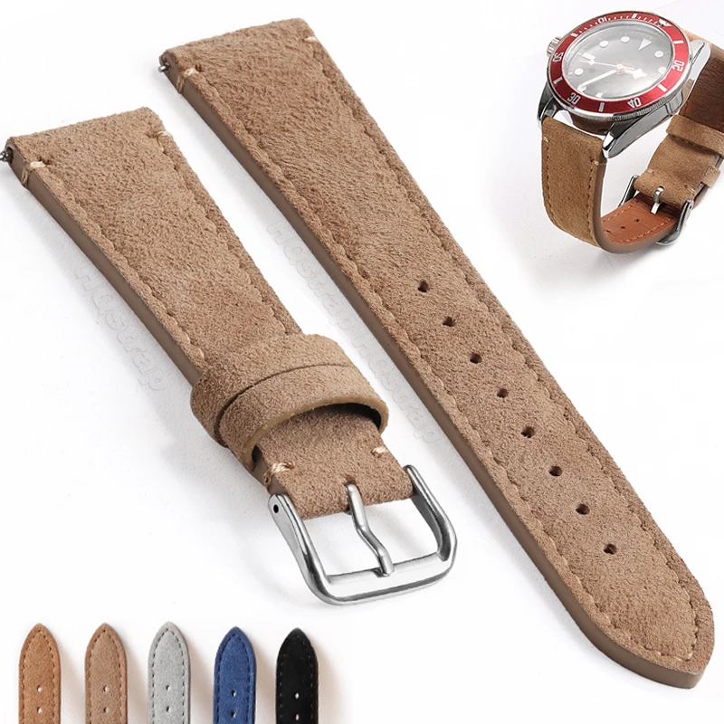 Women Strap Suede Soft 22mm 20mm Band for Samsung Watch 6 5 4 7 40mm 44mm Classic Quick Release Bracelet for Huawei Watch GT5