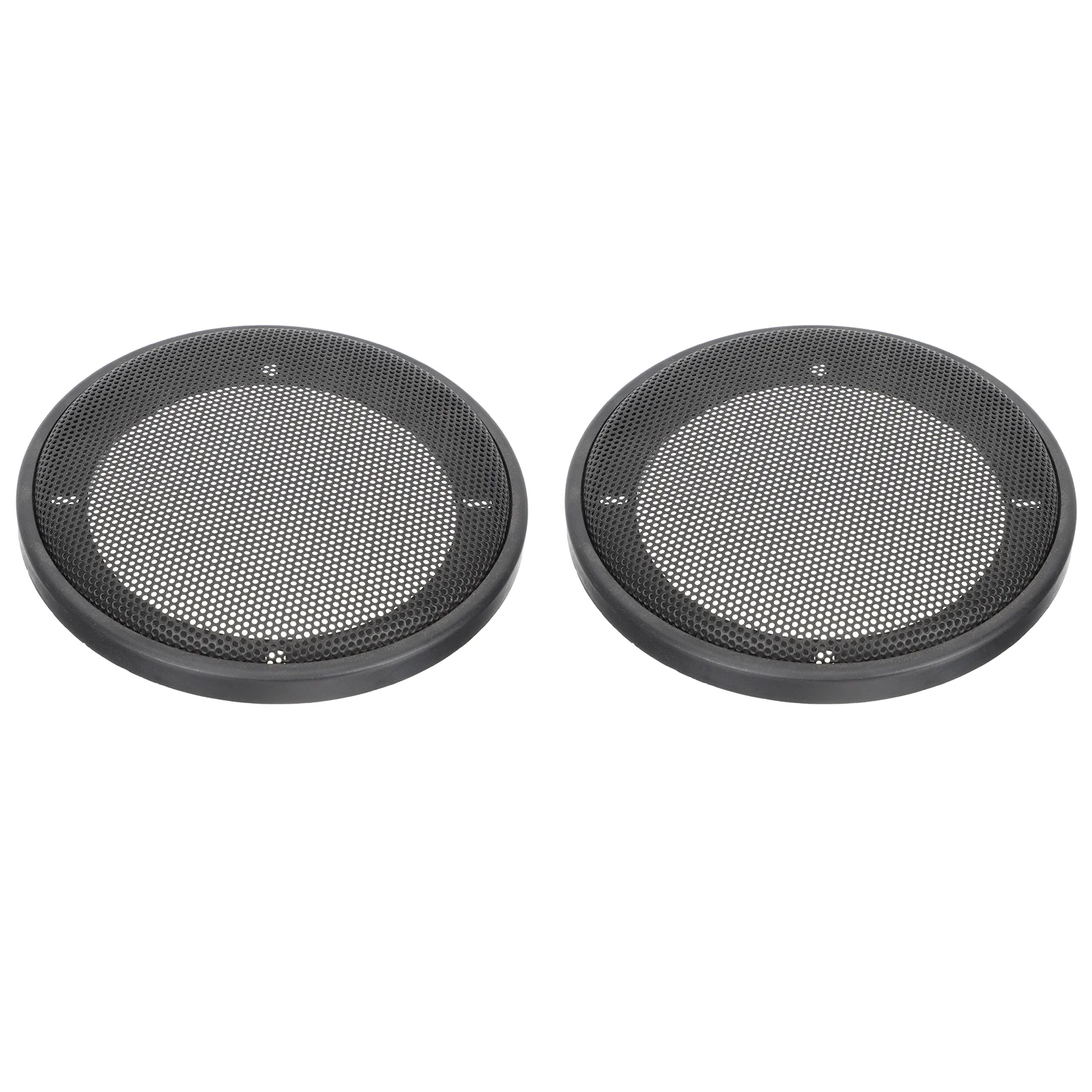 2 Pcs Speaker Grille Car Protector Cover Subwoofer Modification Guard Plastic Covers Decor Circle Audio