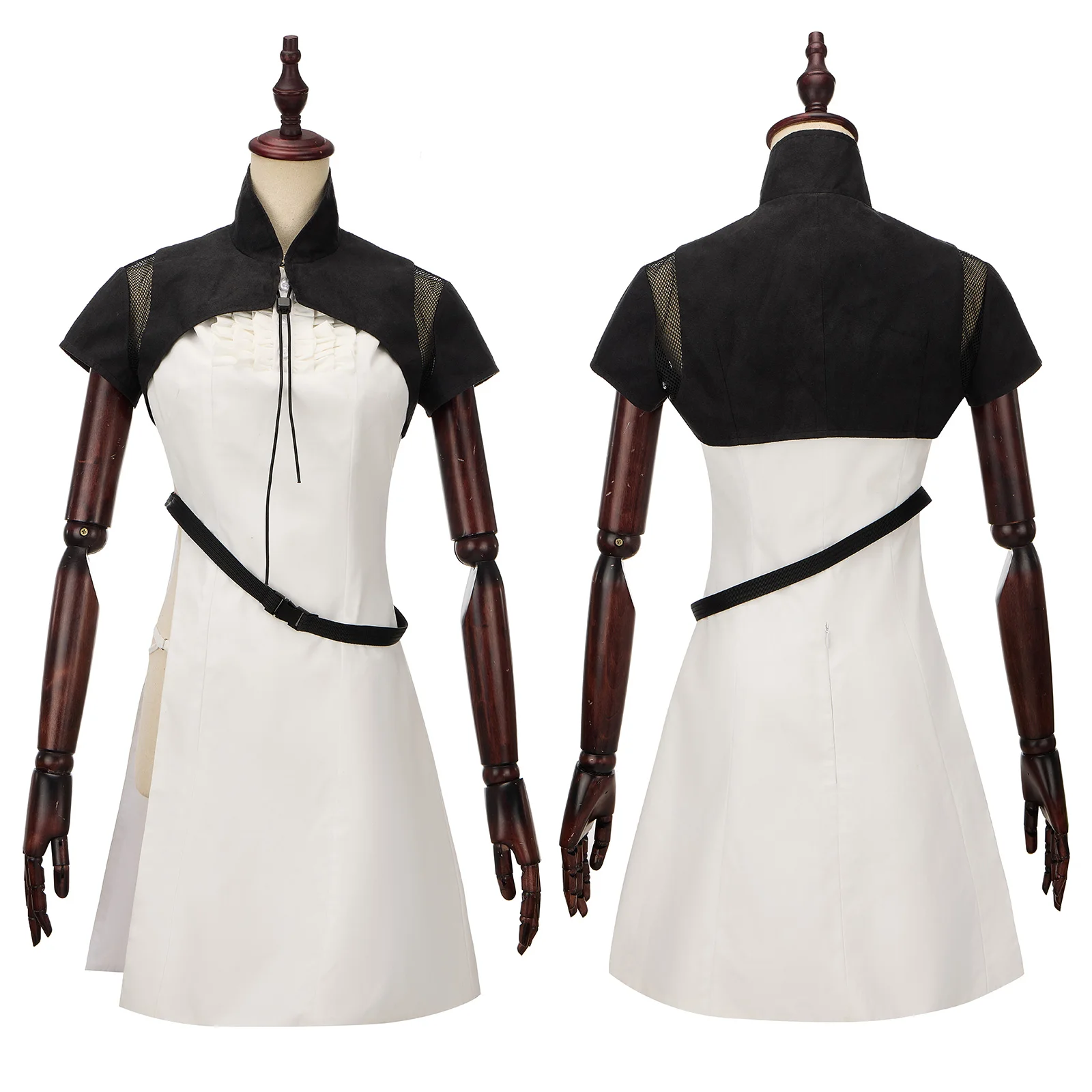 FF14 Obsolete Android's Halfrobe of Healing Cosplay Costume for Women Suit Halloween Costumes