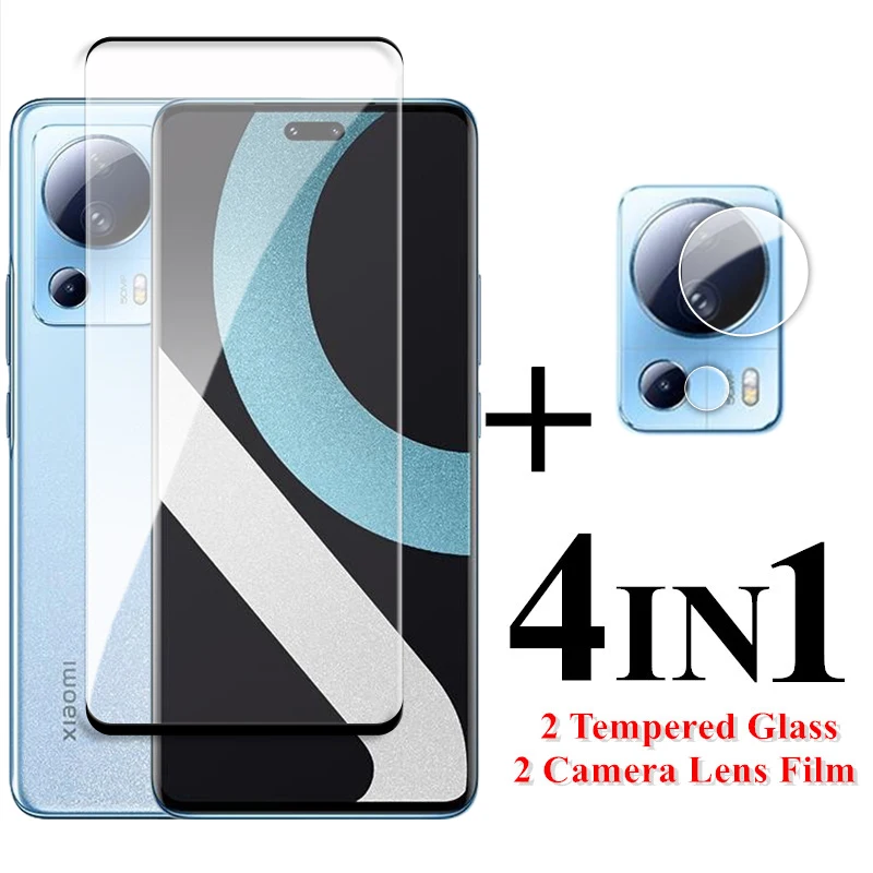 For Xiaomi Civi 2 Glass 3D Curved Full Cover Screen Protector For Civi 2 5G Tempered Glass Xiaomi Civi 2 Lens Film 6.55 inch