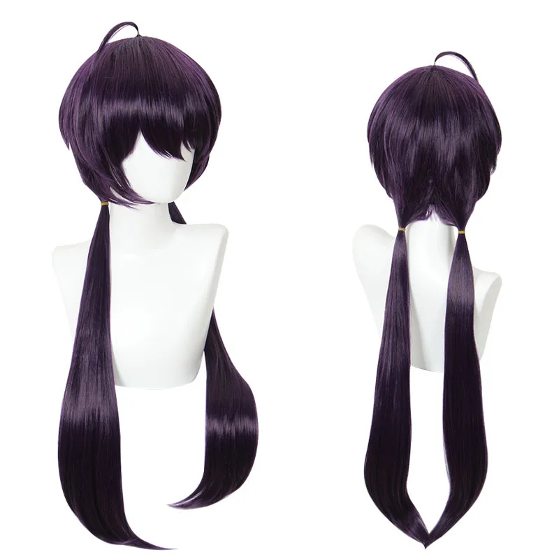 Shuidan Wenhao Wilde Hond Quan Jinghua Cosplay Pruik Diep Paars 80 cm Anime Vals Haar 469A