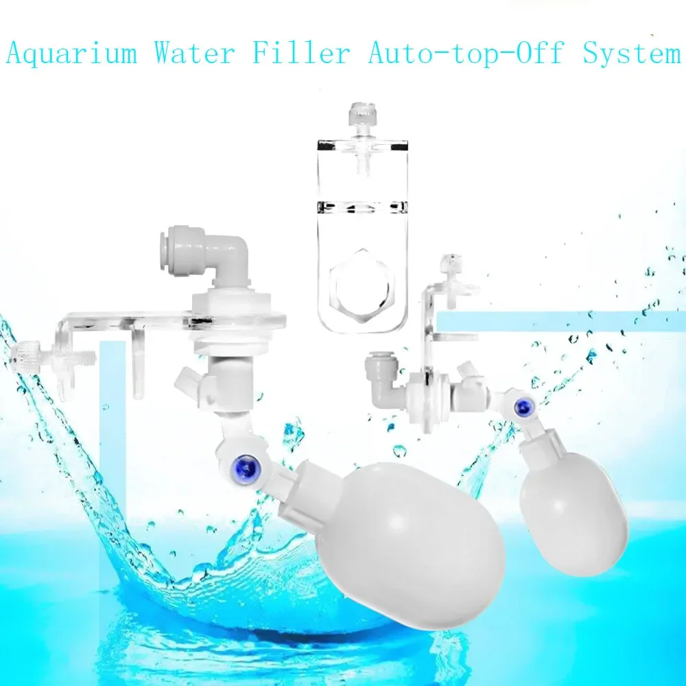 

New 1 Set Aquarium Water Filler Auto-top-Off System Adjustable Float Valve Mounting for Aquarium Auto Water Filler Controller