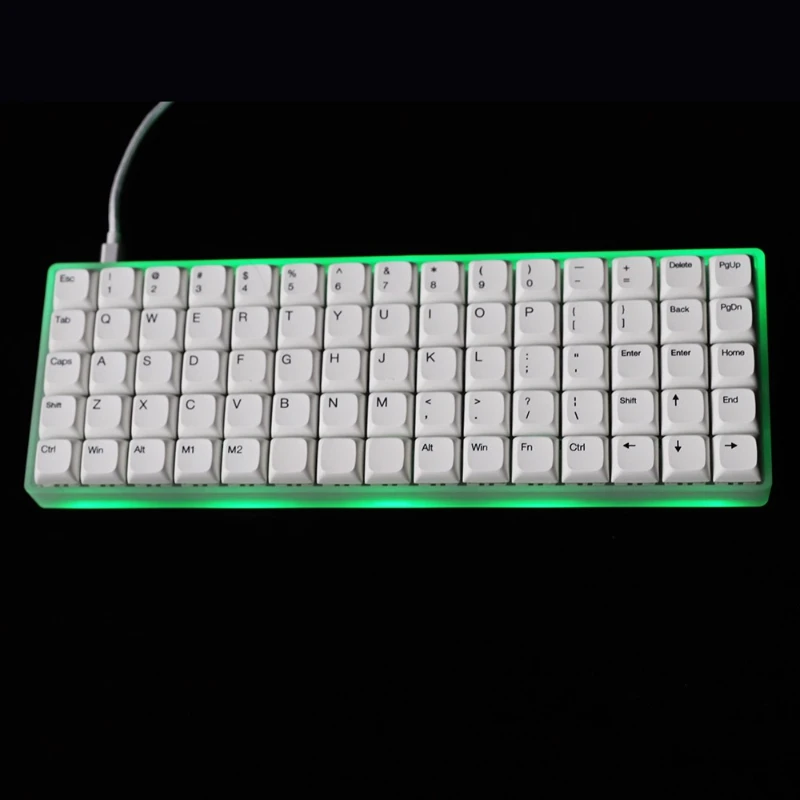 

RGB75 Mechanical Keyboard Aluminum Acrylic Case Hot Swap Narrow Bezel VIA QMK Sublimation Keycaps Linear Switch Custom Keyboard