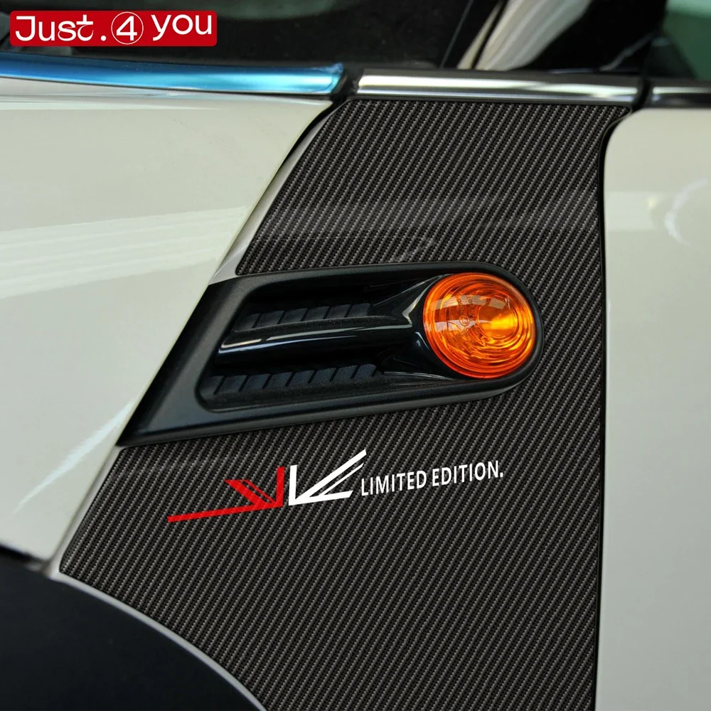 

2Pcs Union Jack Scuttles Front Side Fender Sticker Body Graphics Decal For MINI Cooper R56 R57 2007-2013 Accessories