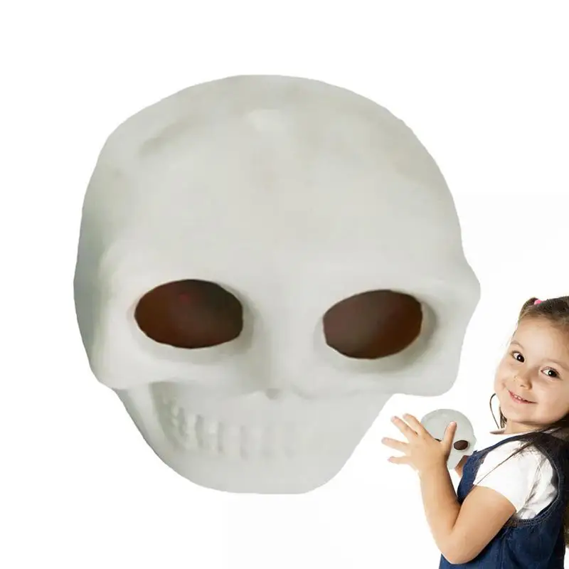 

Skull Horror Ball Soft Halloween Scary Skull Squeeze Toys Funny Skull Toys Tricky Squeeze Ball Toys For Kids Birthday Halloween