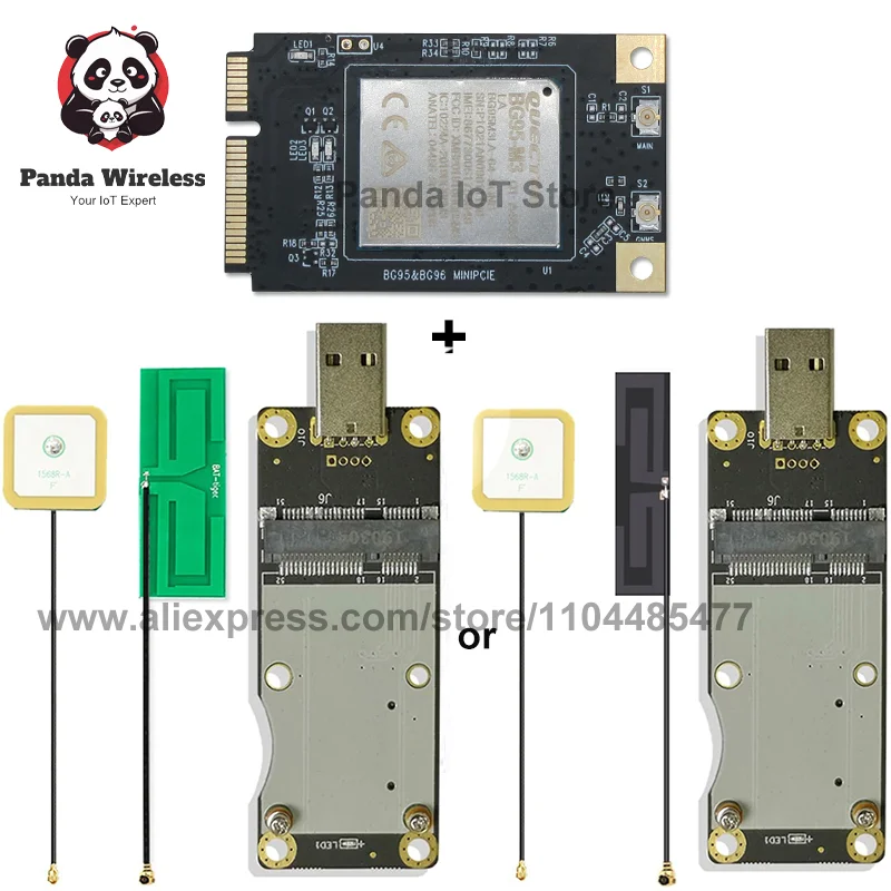 

Quectel BG95 BG95-M3 Mini PCIE-модуль-CatM1 NB2 EGPRS GNSS-приемник Встроенный GPS 2G Поддержка малой мощности EMTC со слотом для SIM-карты