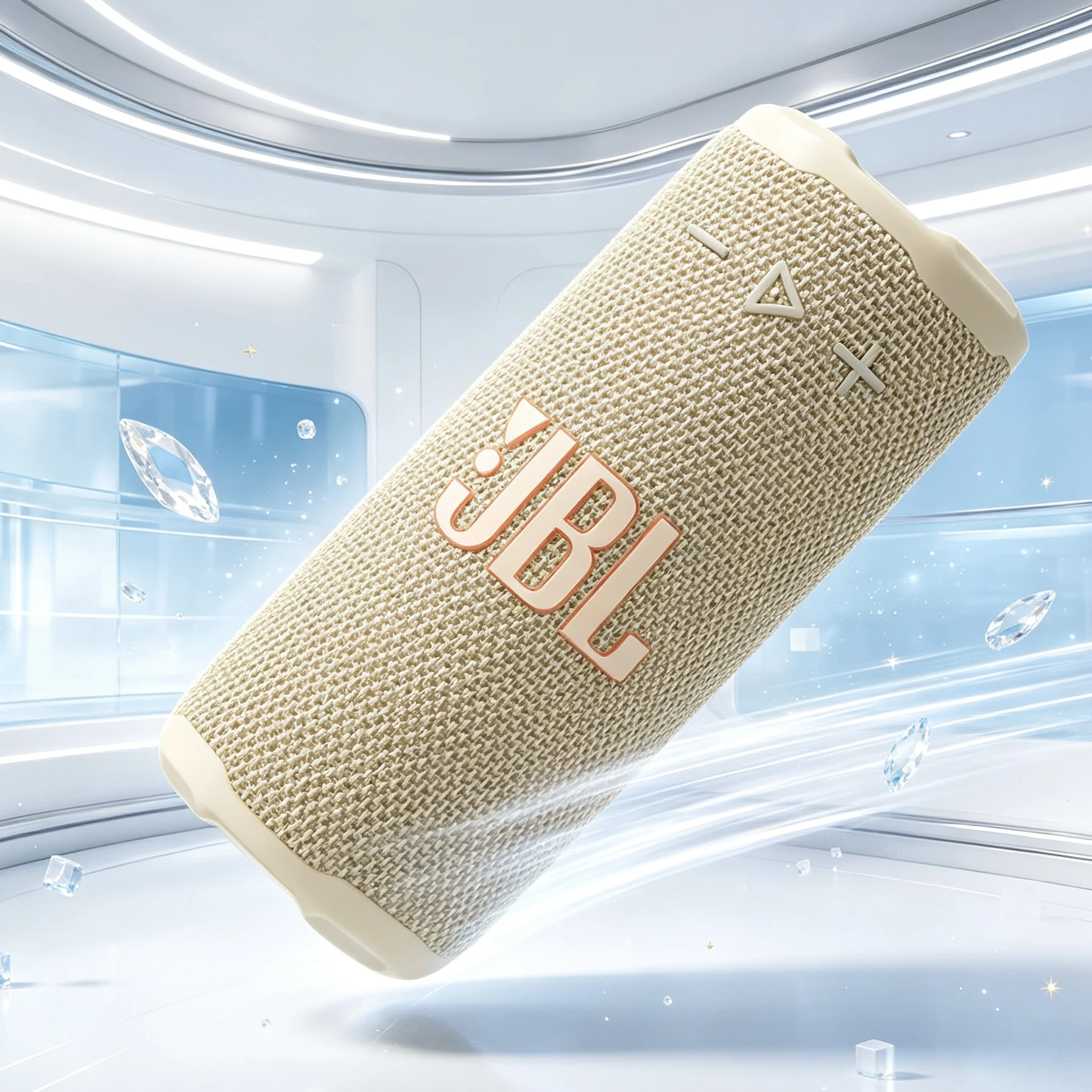 JBL GRIP waterproof sound system, enhanced by colorful lighting atmosphere, super suitable for outdoor leisure listening to musi