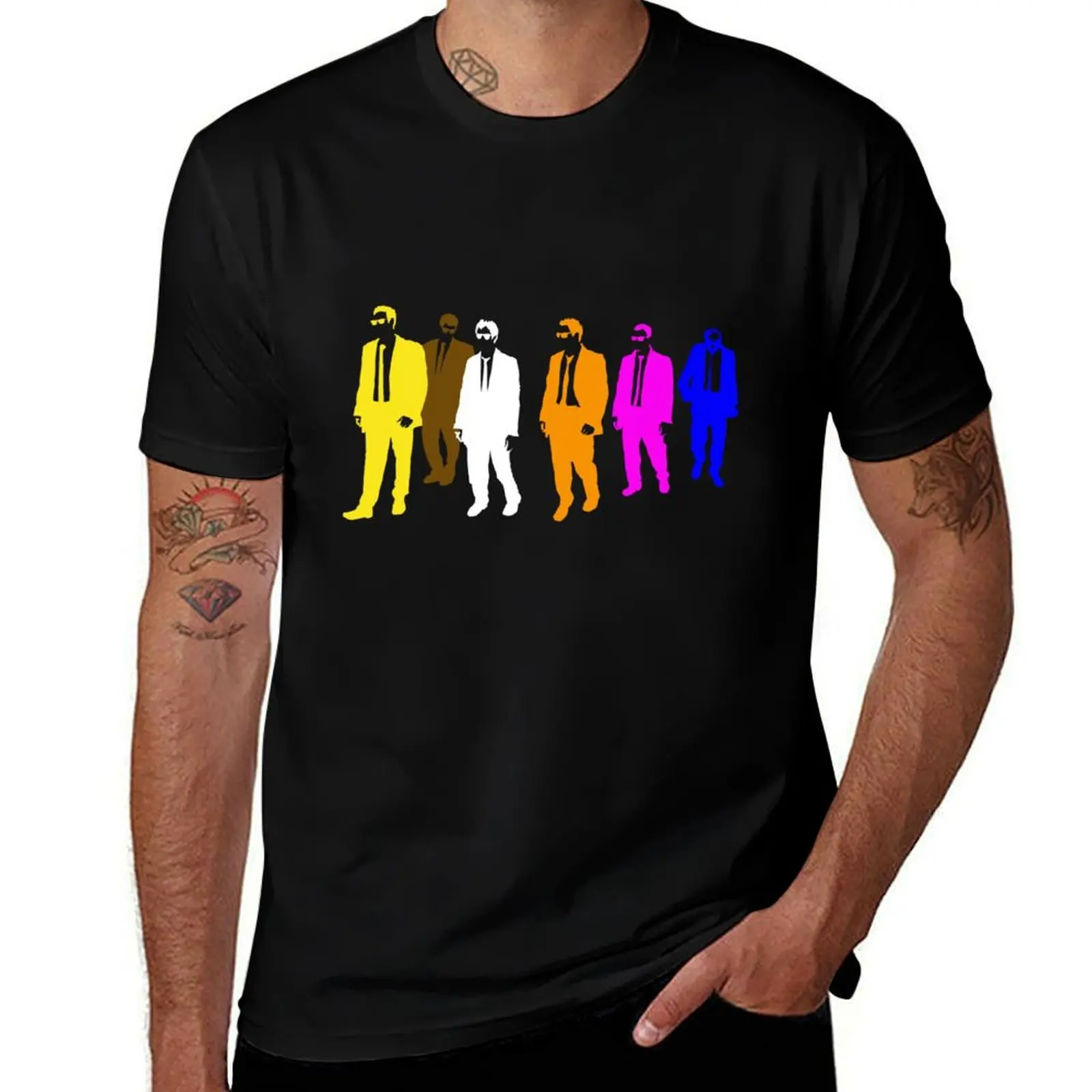 

Reservoir Colors with Mr. Blue T-Shirt heavyweights anime figures men graphic t shirts