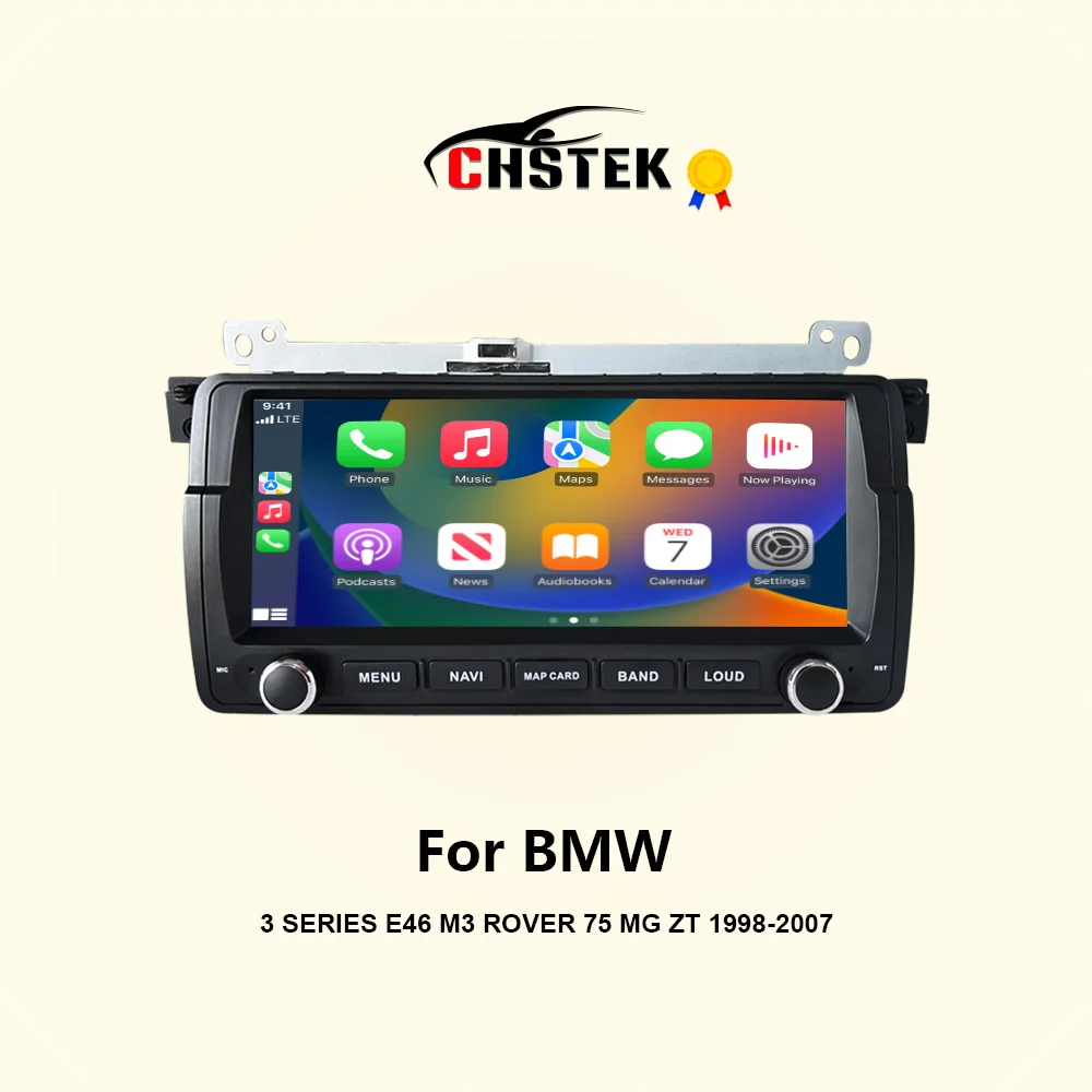 

CHSTEK Car Radio Android 13 Carplay For BMW M3 3 Series E46 Rover 75 MG ZT 1998-2007 Multimedia 256G Navigation Bluetooth WIF 4G