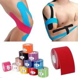 Nastri Kinesio Tape autobloccanti tipi di bende autoadesive elastiche incrociate alla caviglia bende autoadesive per kinesiologia muscolare sportiva