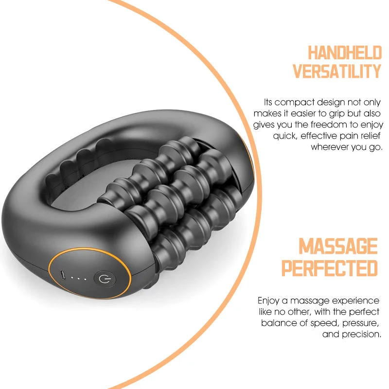 

Professional Deep Tissue Massage Roller For Muscle Recovery Handheld Vibration Massager For Relieving Back Pain