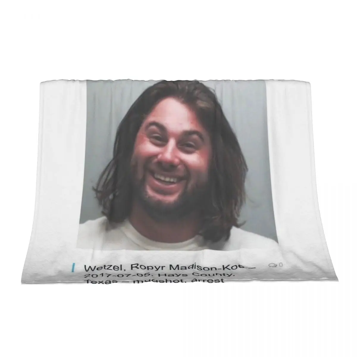 

koe mug shot Throw Blanket Luxury Throw bed plaid Luxury Plaid on the sofa Blankets
