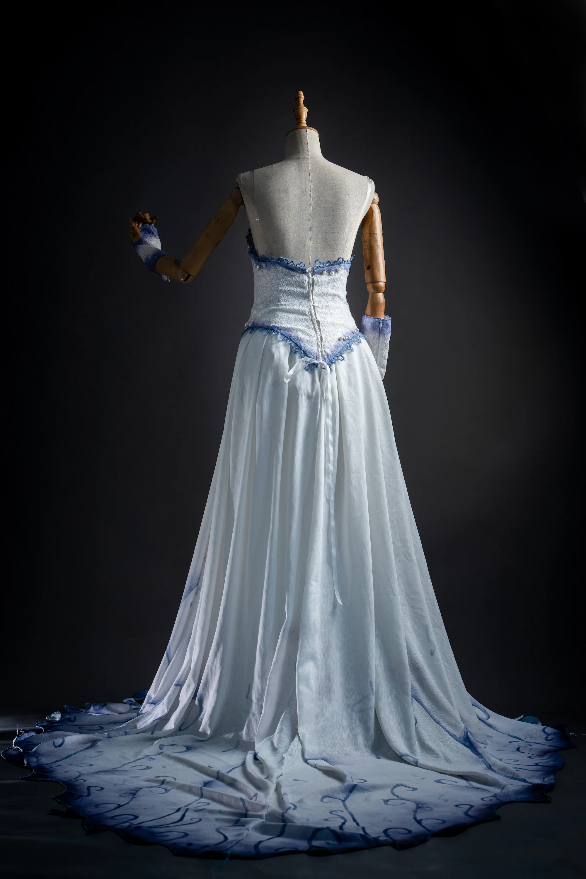 white christmas dresses Corpse Bride Dress Tim Burton's Corpse Bride Emily Cosplay Costume Hal –  ACcosplay main image 1