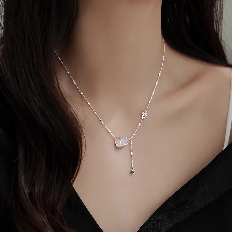 collier-en-argent-925-avec-agate-en-forme-de-gourde-raytimone-chaine-de-clavicule-de-luxe-pour-femmes-bijoux-de-mode-originaux