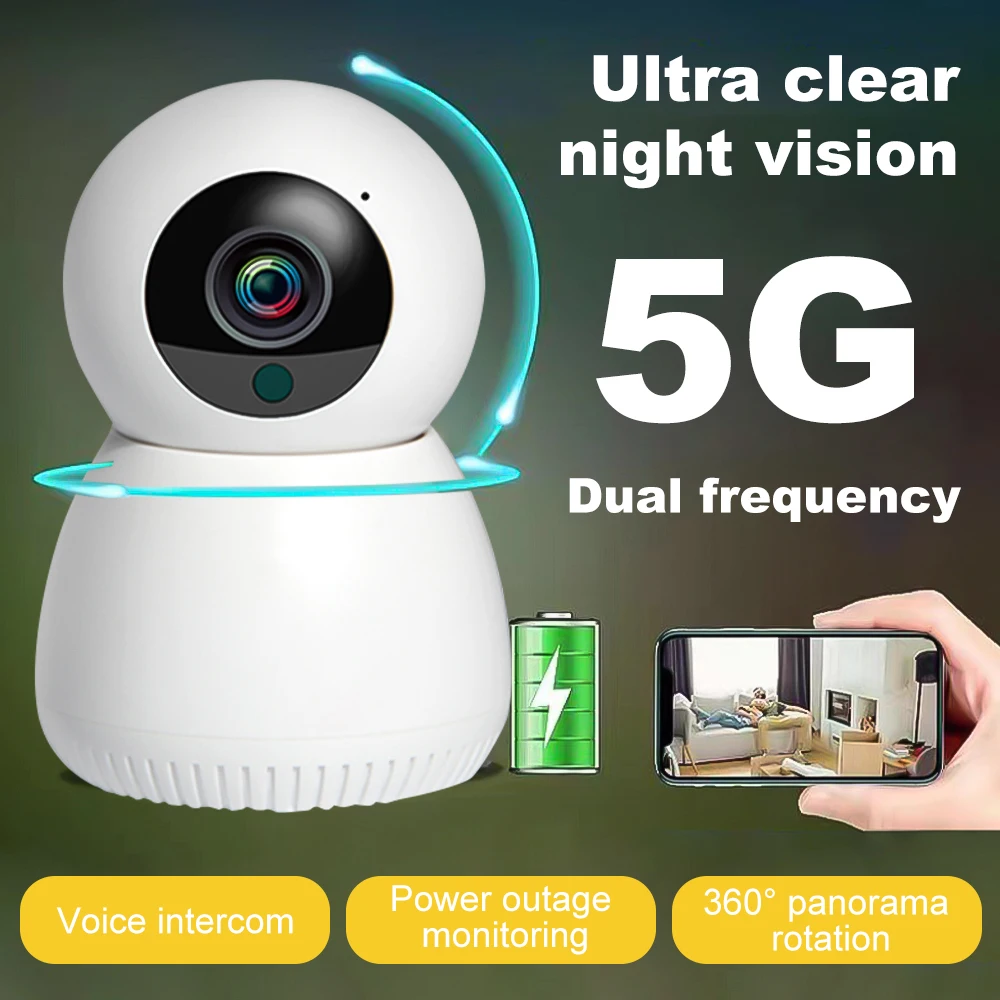 HD 1080P WIFI IP Camera Smart Surveillance Camera Automatic Tracking Smart Home Security Indoor WiFi Wireless Baby Monitor