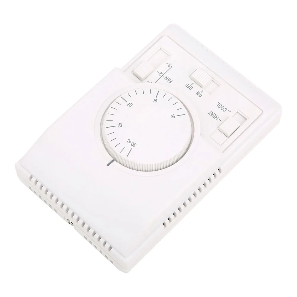 Thermostat Mechanical Temperature Controller Surface Mounted Air Conditioner Thermostat 10-30℃ AC220V Temperature Controller