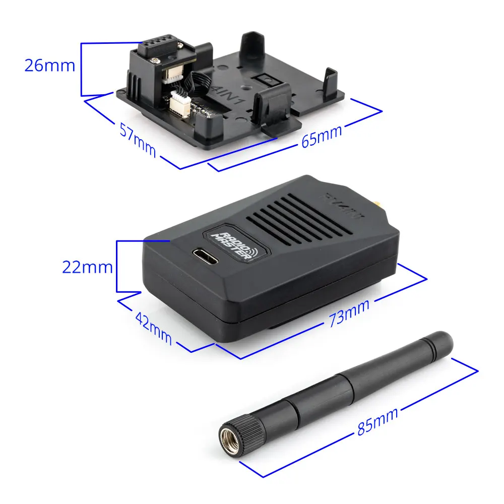 Radiomaster Micro Nano 4in1 Module JR and Nano Module Bay With Wireless Trainer Function For TX16S MKII TX12 MKIl