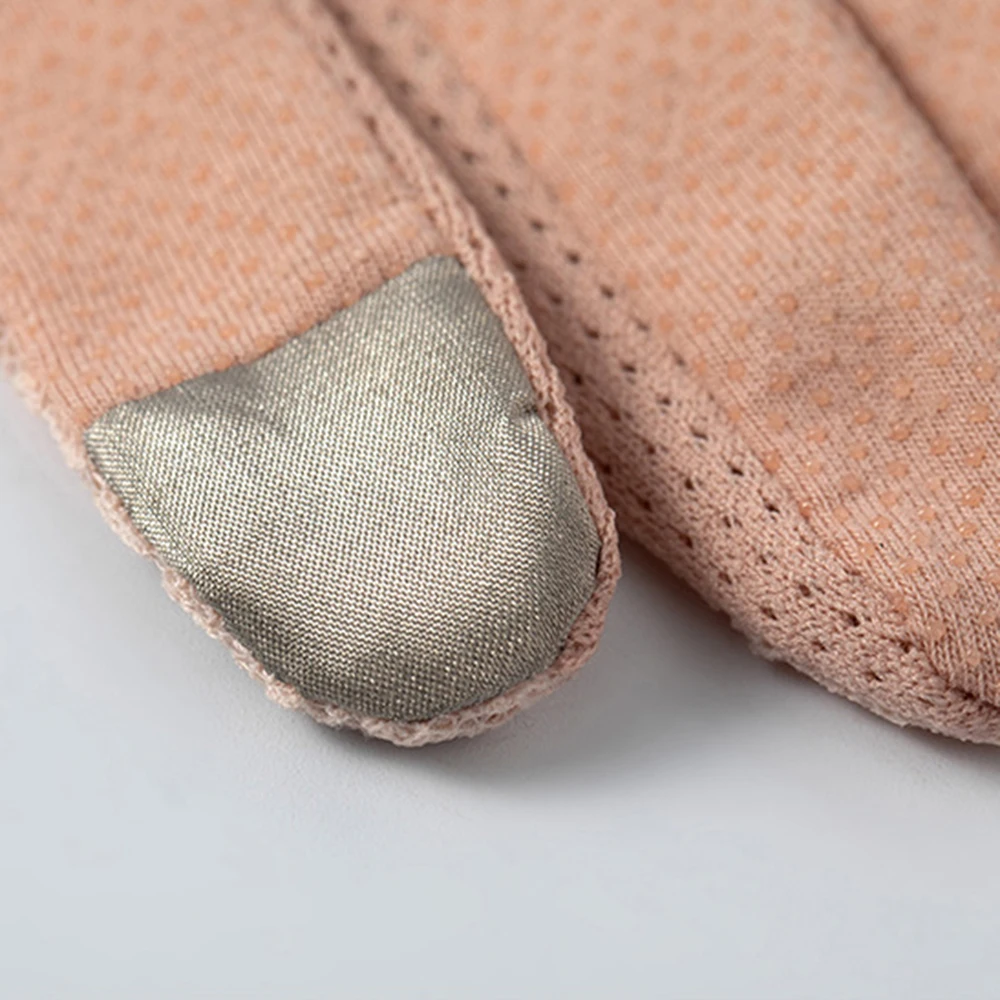 레이스 플라워 자외선 차단 여성 장갑, 통기성 미끄럼 방지 장갑, 터치 스크린 짧은 장갑, 여름