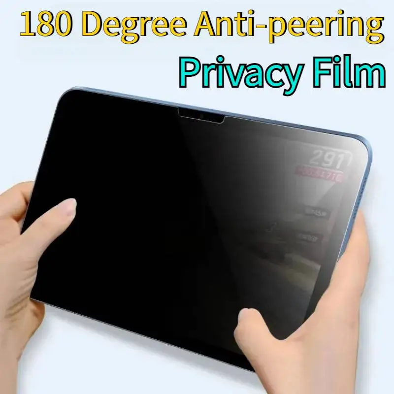 

Tablet Anti Spy Screen Protector Privacy Filter for Apple IPad Anti Peeping Paper Film Air 11 13 Inch A16 M3 Full Screen 2025
