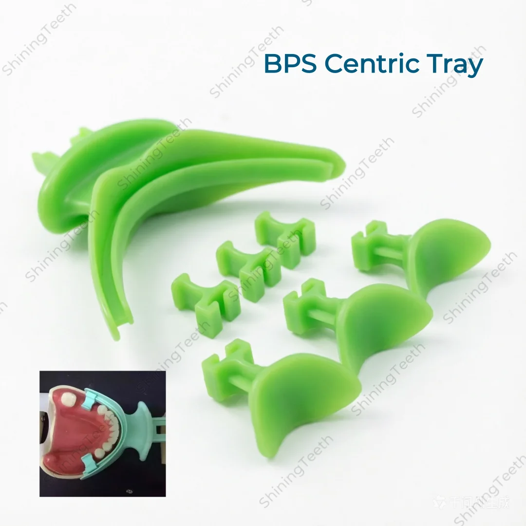 

Dental BPS Centric Trays UTS Facebow Articulator Jaw Impression Trays 7Pcs/Set