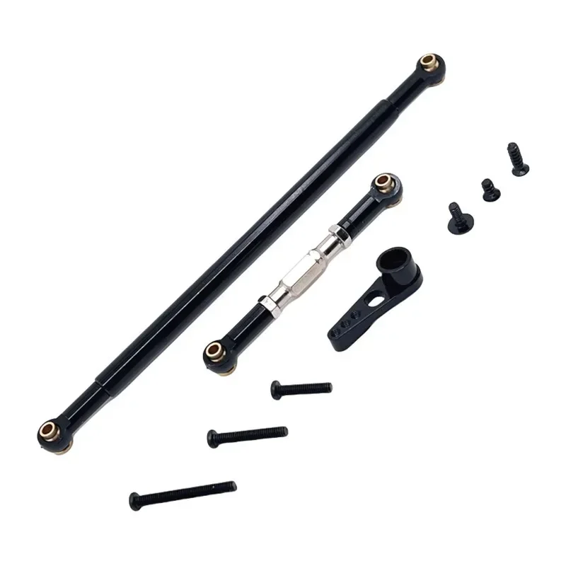 Metal Steering Link Rod Pull Rod and Servo Arm For MN128 MN86  G500 1/12 RC Crawler Car Upgrade Parts
