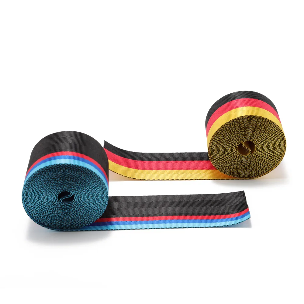 4 قطعة السيارات العالمية 3.6 متر تعزيز حزام الأمان حزام النسيج سباق السيارات تعديل مقعد أحزمة الأمان تسخير الأشرطة بالجملة #2