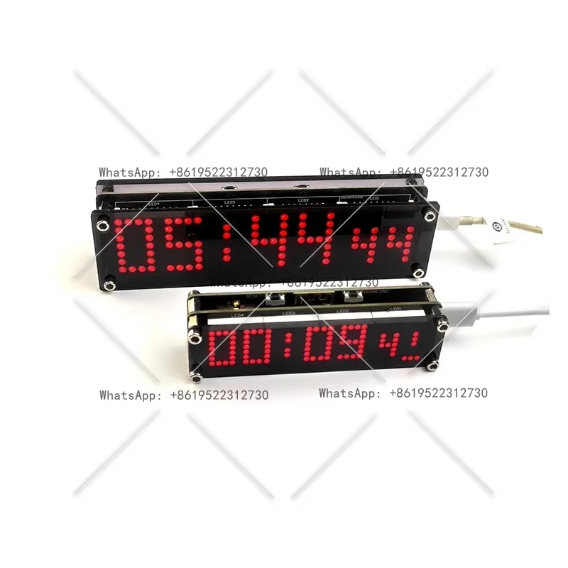 

WIFI dot matrix clock, network timing ESP8266