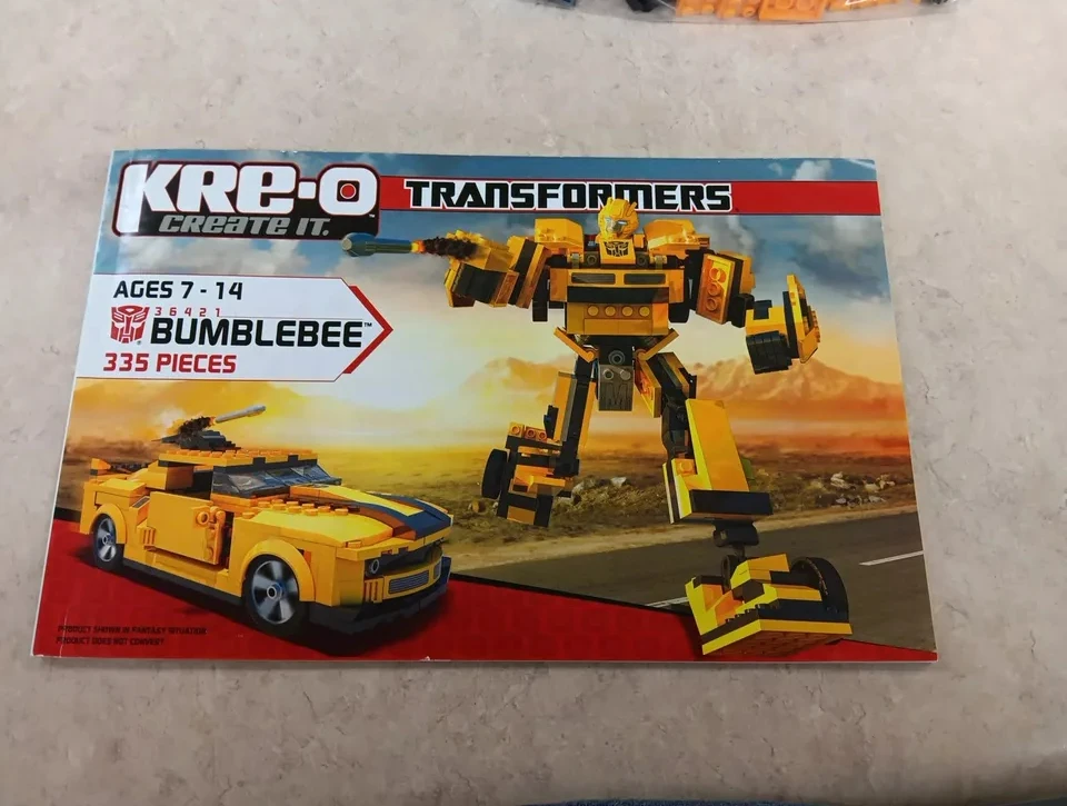 Hasbro Kreo Kre-O Transformatoren Hommel 36421 Gebouw 335 Stukken 3 Kreons 36421